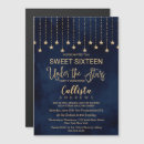 Search for stars sweet 16 invitations Under the stars