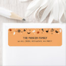 Search for bats return address labels Halloween