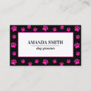 Search for paw print business cards Pink