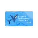 Search for cartoon fish return address labels Animal