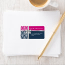 Search for silver bow return address labels Pink