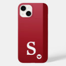 Search for cool red iphone cases Monogrammed