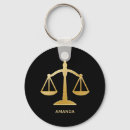 Search for justice key rings Black and gold