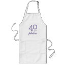 Search for 40th birthday aprons Trendy