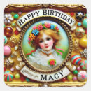 Search for generic birthday stickers Vintage