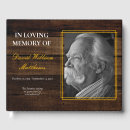 Search for rustic funeral guest books Celebration of life