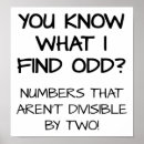 Search for odd posters Number