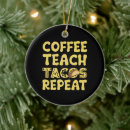 Search for coffee christmas tree decorations Teacher