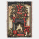 Search for red black and gold blankets Vintage