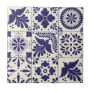 Search for vintage blue white floral tiles Mediterranean