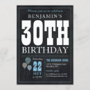 Search for balloons 30th birthday invitations Thirty