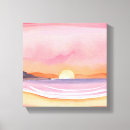 Search for pink sky canvas prints Sunset
