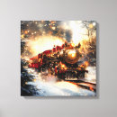 Search for christmas train art Vintage holiday
