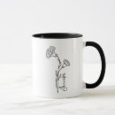Search for birth flower mugs Unique