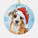 Search for staffordshire bull terrier christmas tree decorations Staffie