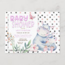 Search for pink hippo invitations Hippos