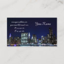 Search for new york manhattan business cards Skyline
