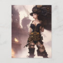 Search for steampunk fashion postcards Fantasy
