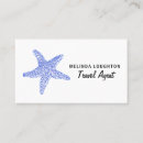 Search for starfish business cards Seashell