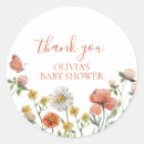 Search for floral thank you stickers Girl