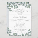 Search for green eucalyptus hen party invitations Simple