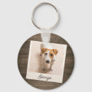 Search for rustic wood key rings Dog