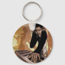 Search for entertainer round key rings Disc jockey