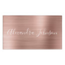 Search for rose gold name tags Metal