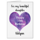 Search for sweet 15 party cards Purple