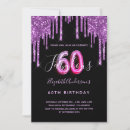 Search for 60 and fabulous invitations Black