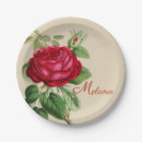 Search for vintage roses plates Watercolor