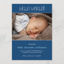 Search for hello world birth announcement cards Boy