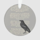 Search for edgar allan poe christmas tree decorations Raven