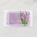 Search for iris business cards Purple