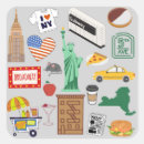 Search for new york city souvenir stickers Usa