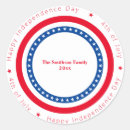 Search for independence stickers Happy 4th of july