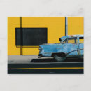 Search for blue car postcards Retro