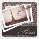 Search for french travel stickers Eiffel tower
