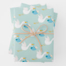 Search for stork wrapping paper Baby shower