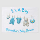 Search for baby clothes tissue paper Blue