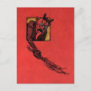 Search for red devil postcards Vintage