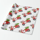 Search for watercolor christmas wrapping paper Red