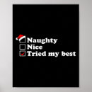 Search for naughty posters Xmas shopping deals