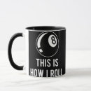 Search for eight ball mugs Funny