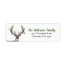 Search for rustic deer return address labels Buck