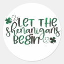 Search for in the beginning stickers Irish