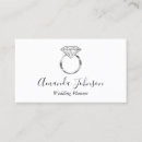 Search for diamond ring business cards Elegant