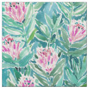 Search for protea fabric Watercolor