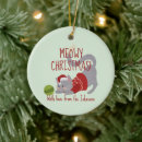 Search for grey cat christmas tree decorations Green