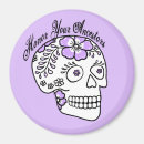 Search for sugar skull magnets Dia de los muertos